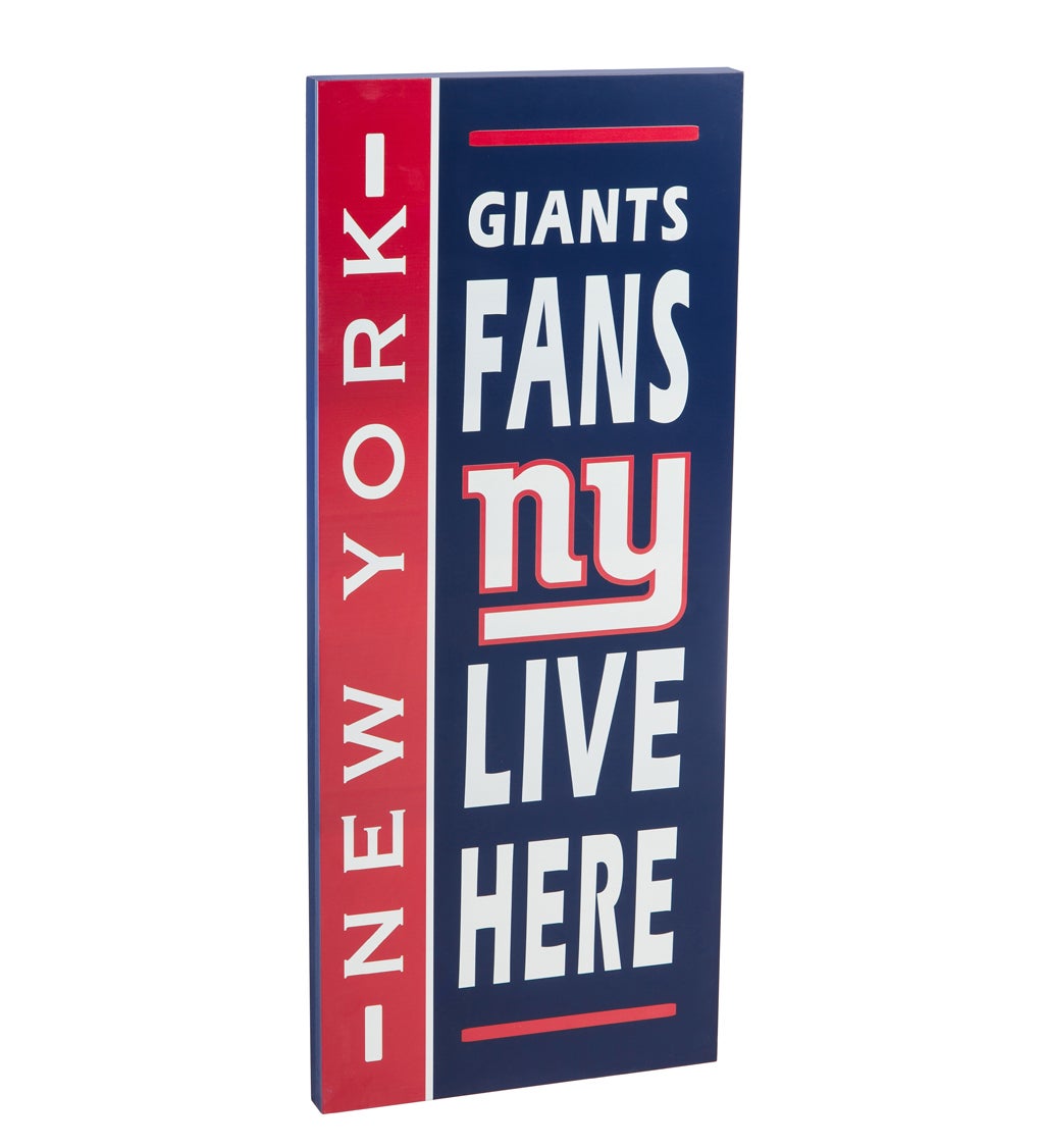 New York Giants Fan Sign