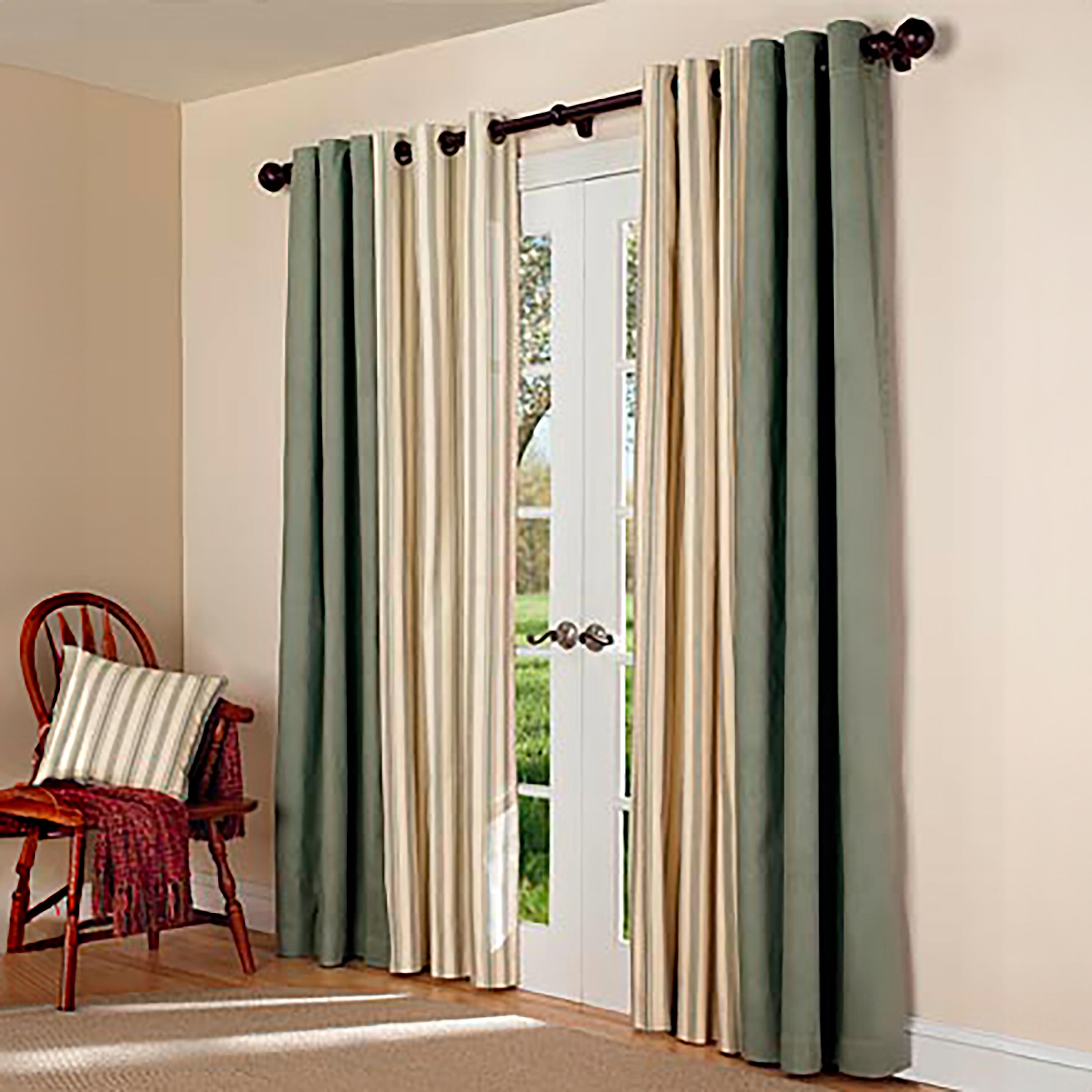 Image of 40"W x 15" L Thermalogic Insulated Grommet-Top Valance, in Sage