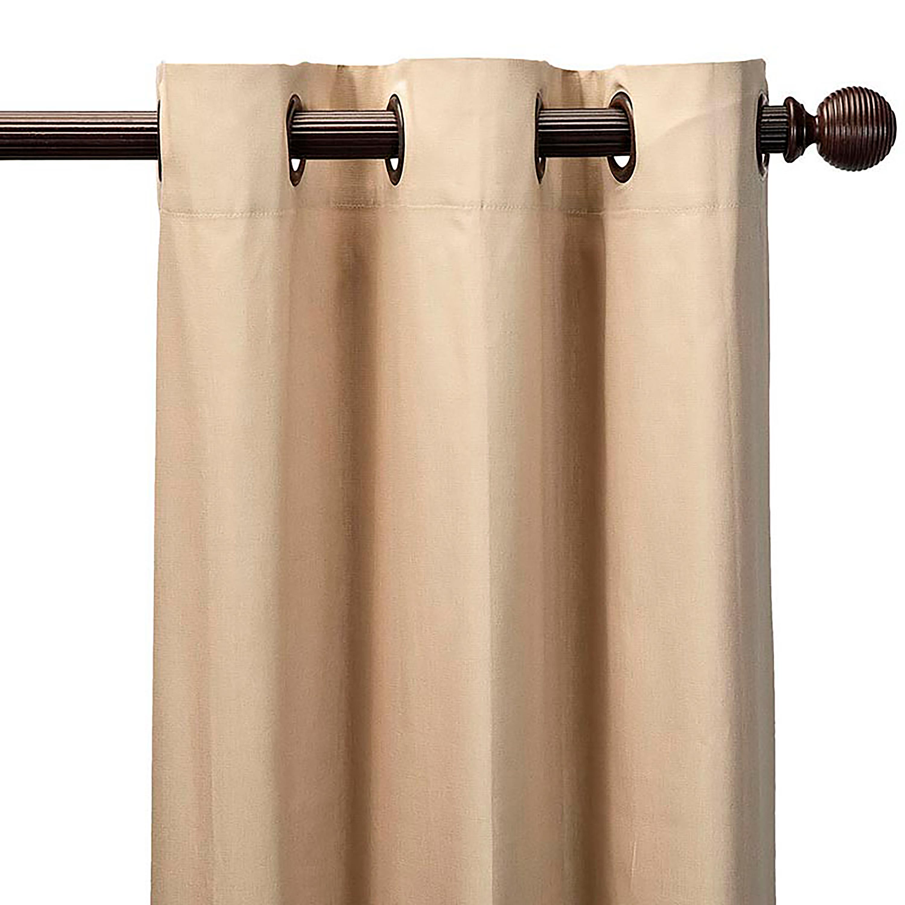 Image of 40"W x 15" L Thermalogic Insulated Grommet-Top Valance, in Khaki