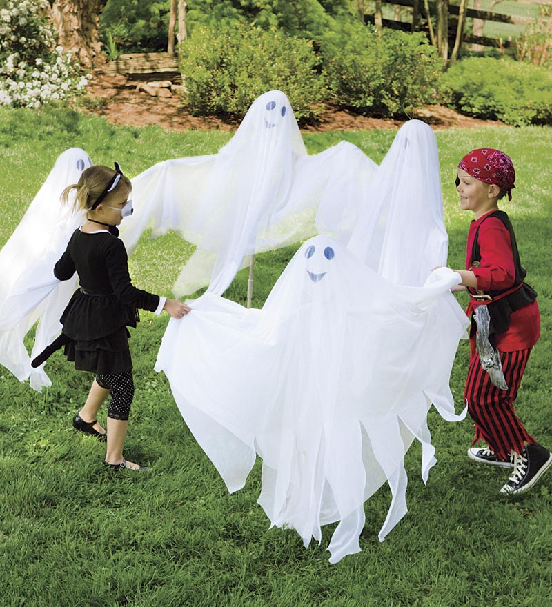 Garden Ghosts set of 4
