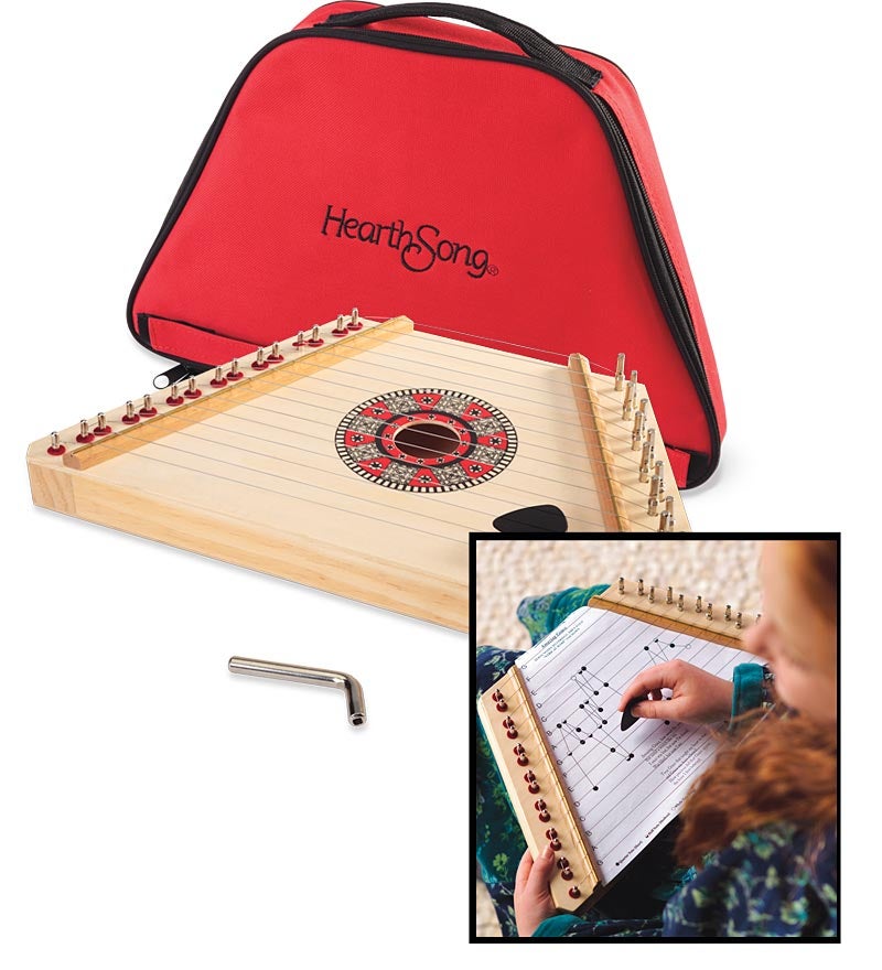 Lyrical Lap Harp Special with Lap Harp, Carrying Case, and 48 Extra Song Sheets