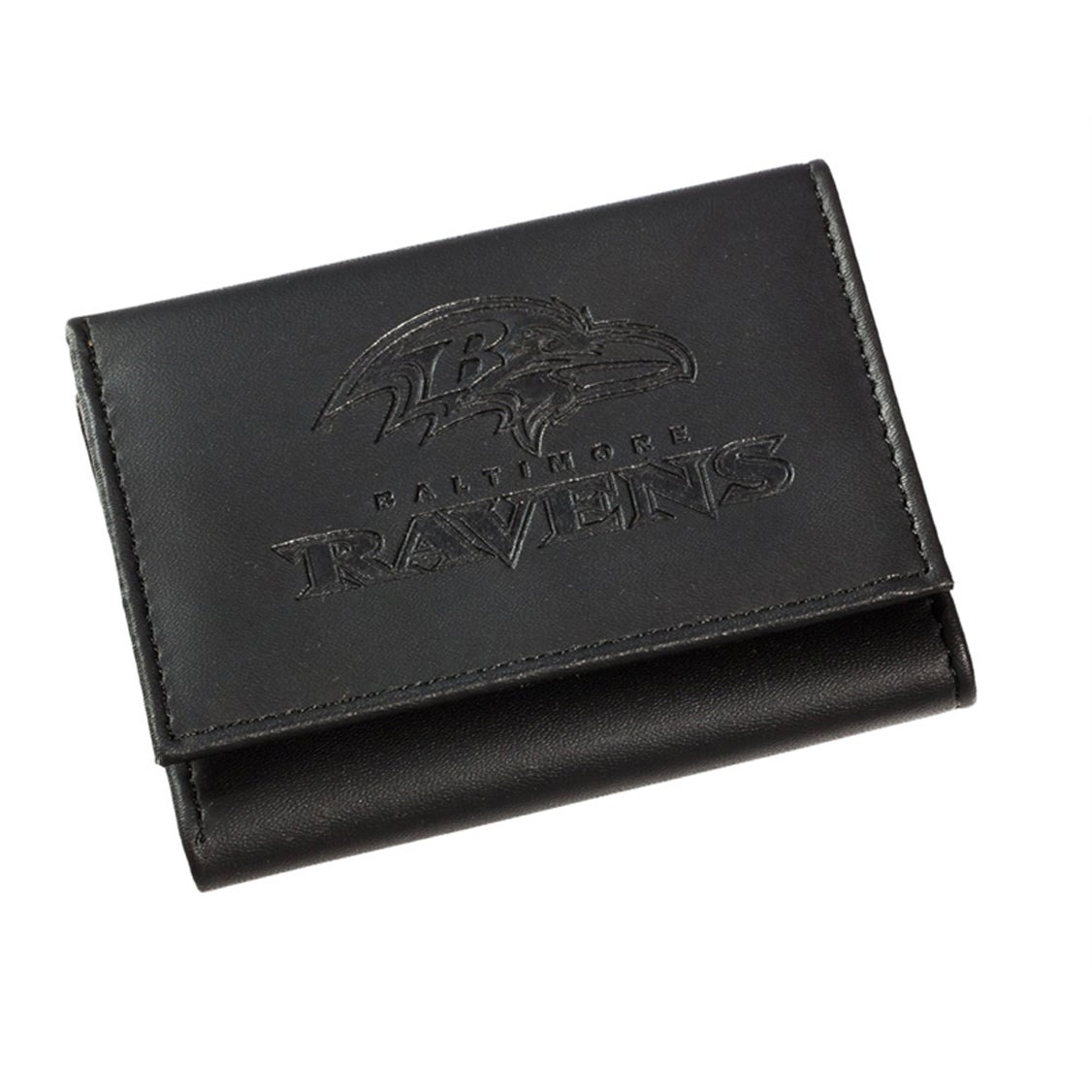 Baltimore Ravens Tri Fold Leather Wallet