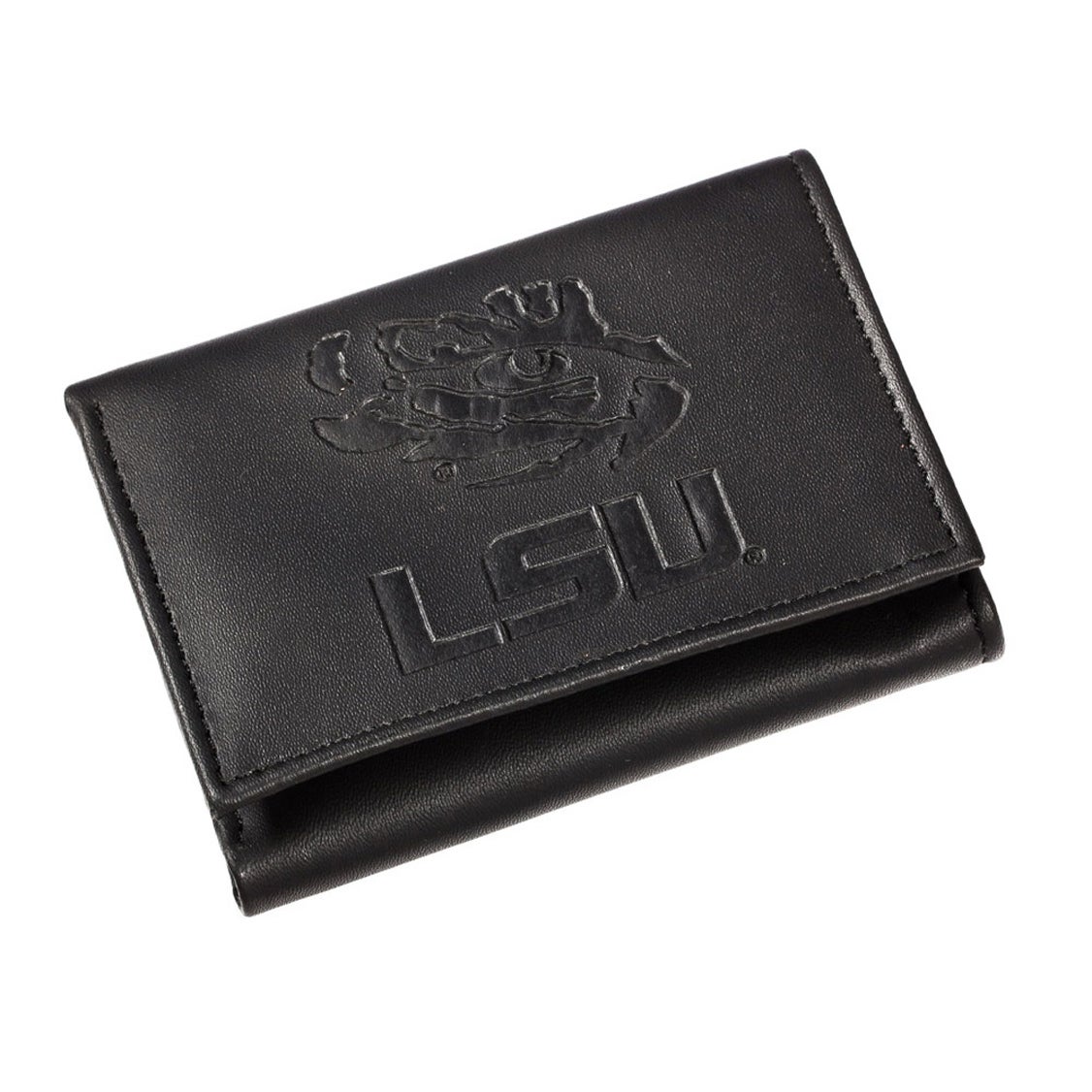Louisiana State University Tri-Fold Leather Wallet