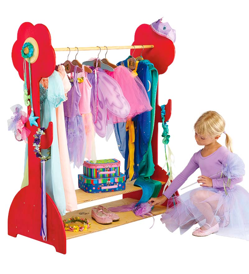 Childs Wooden Clothing Rack