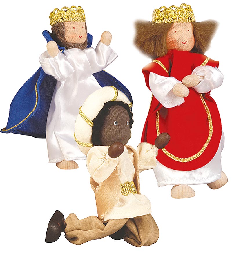 Three-Piece Nativity Dolls Set