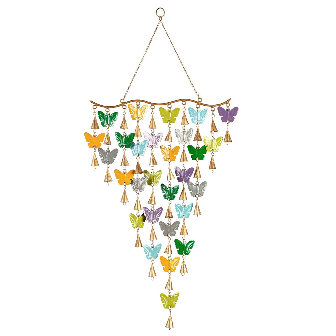 Colorful Butterfly Hanging Décor with Bells