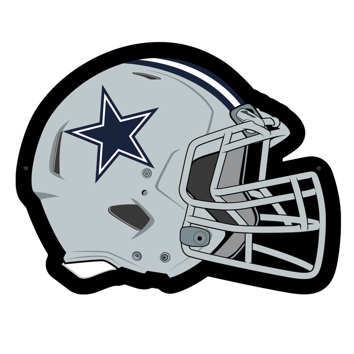 Dallas Cowboys LED Helmet Wall Decor