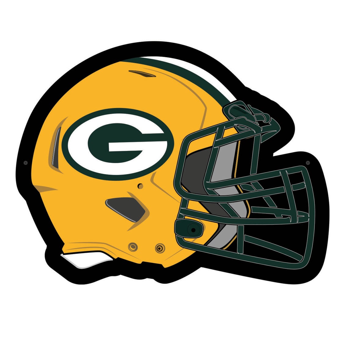 Green Bay Packers LED Helmet Wall Décor