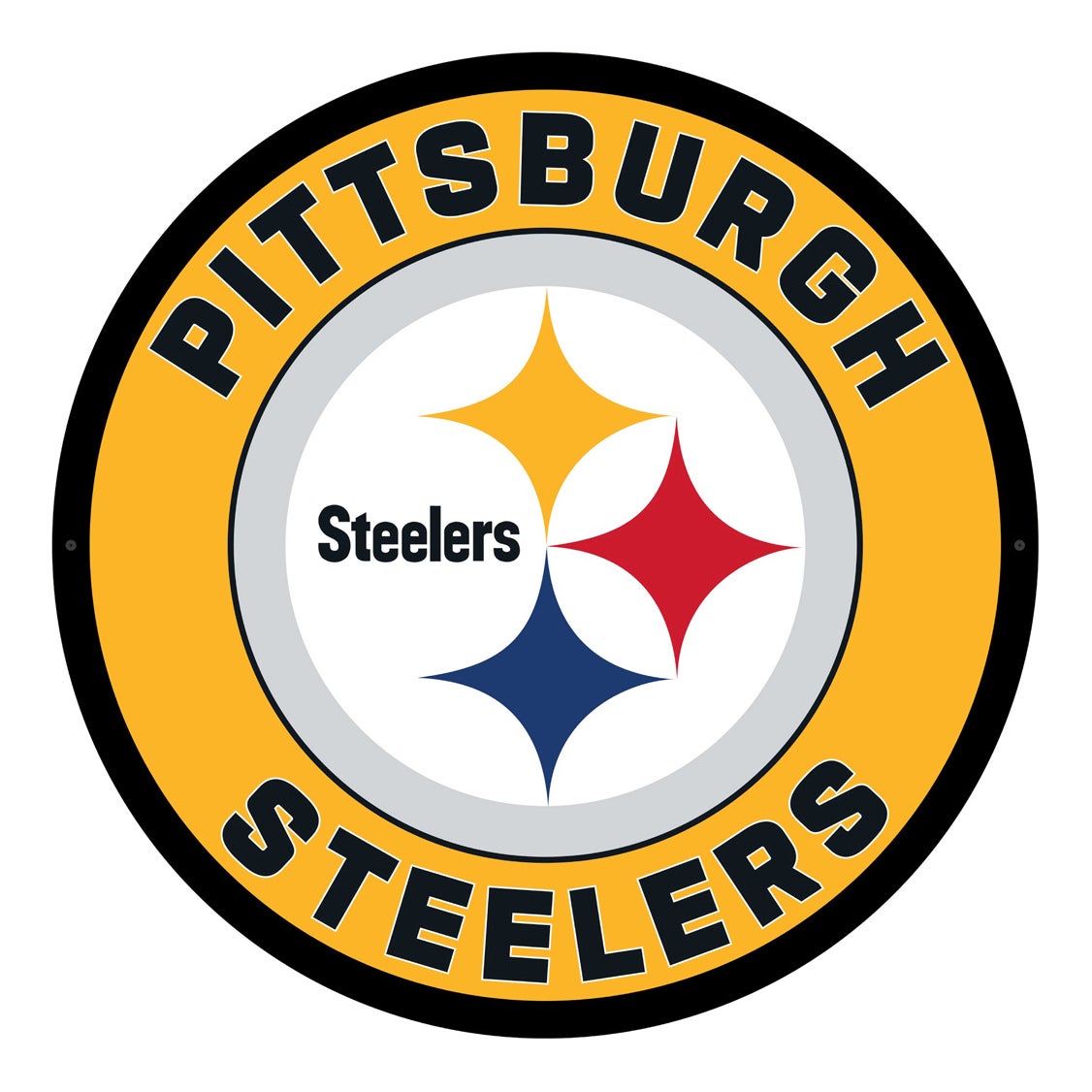 Pittsburgh Steelers LED Round Wall Decor