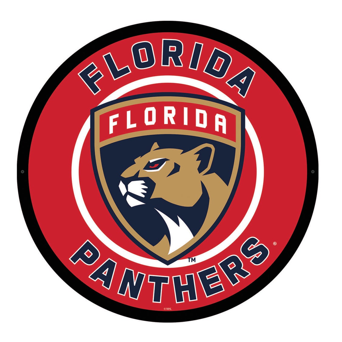 Florida Panthers LED Round Wall Décor
