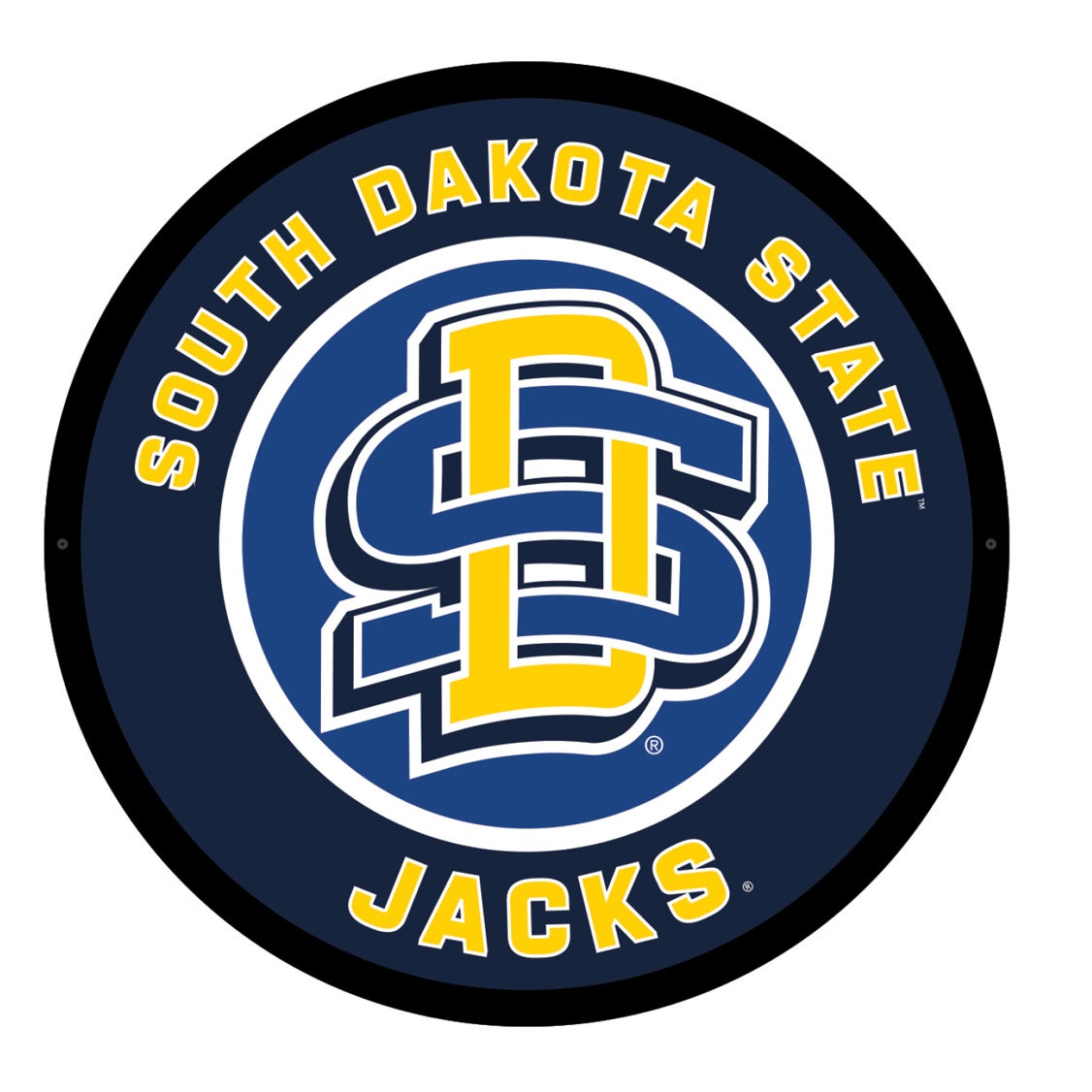 South Dakota State University LED Round Wall Decor
