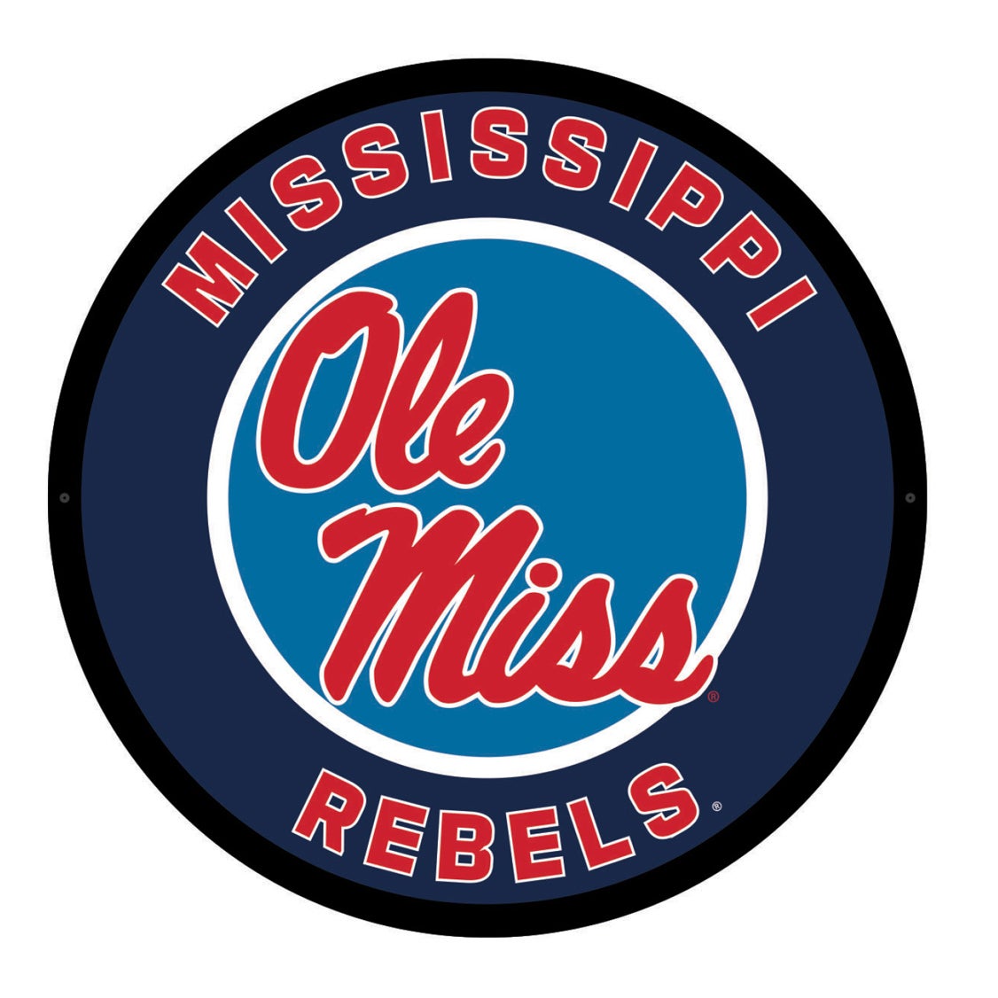 University of Mississippi LED Round Wall Décor