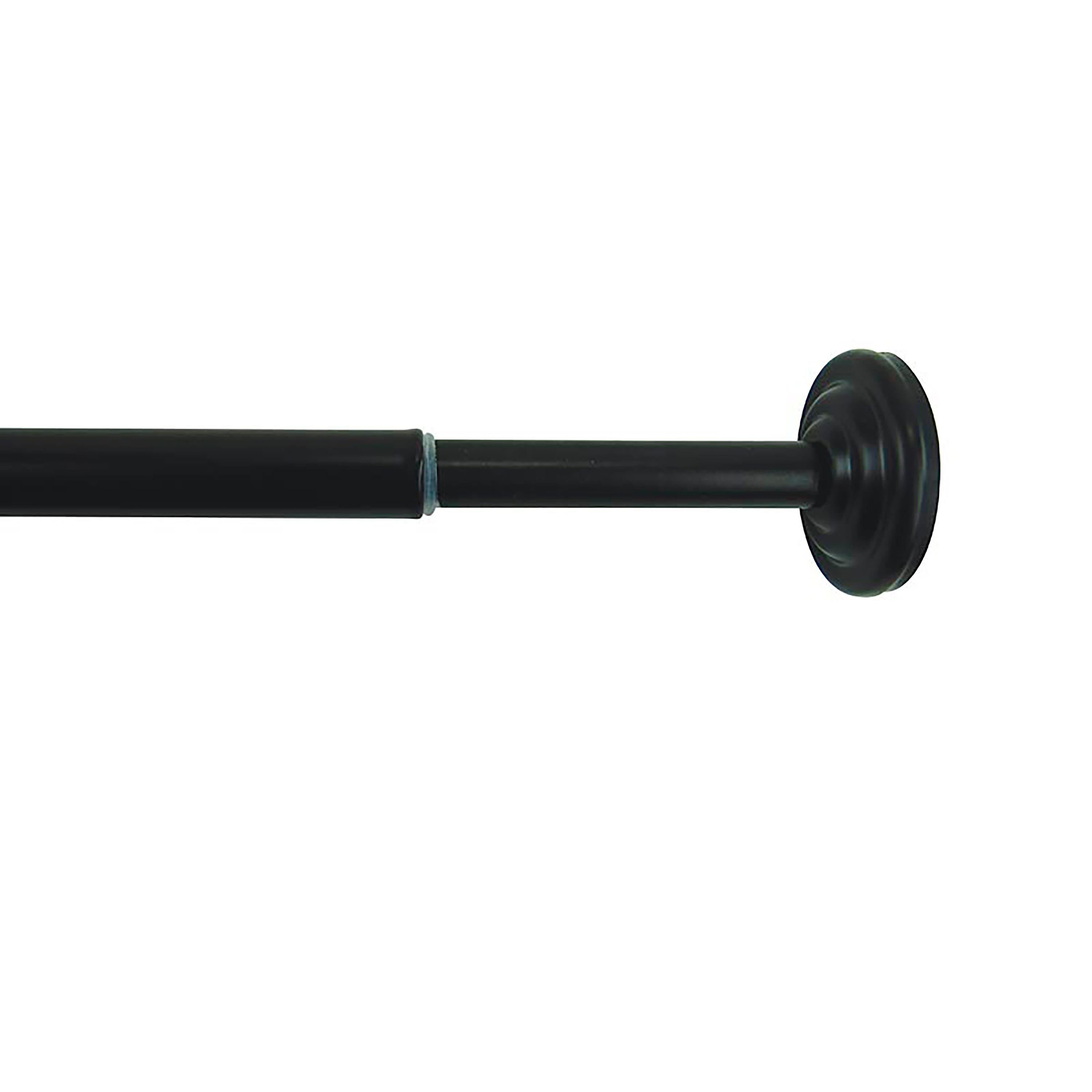 Image of 15"-24" Mini Tension Curtain Rod, in Black