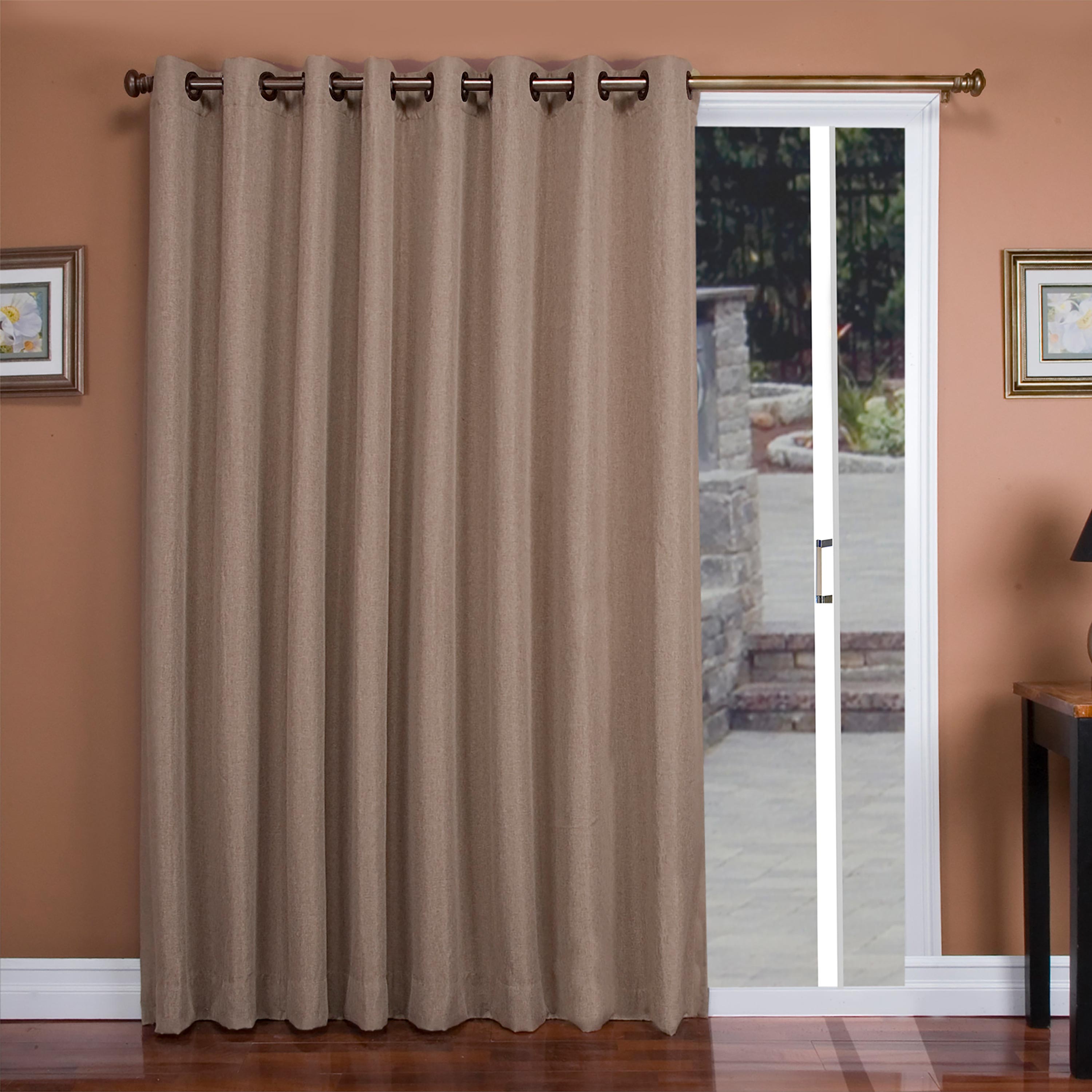 Madison Double-Blackout Grommet Curtain Pair, 40"W x 63"L per panel