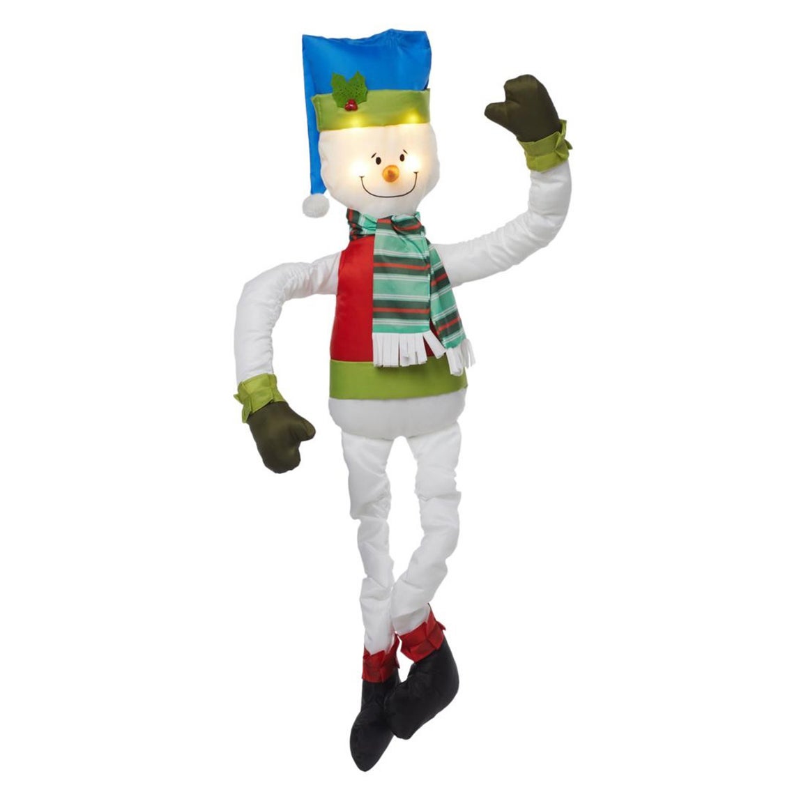 Lighted Snowman Post Hugger
