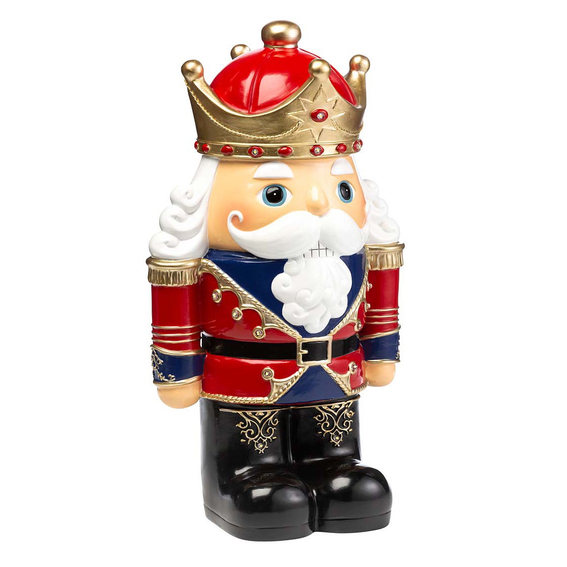 Indoor/Outdoor Lighted Nutcracker Shorty Statue