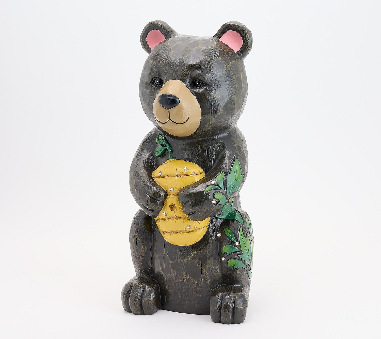 Illuminated Bear Garden Statue