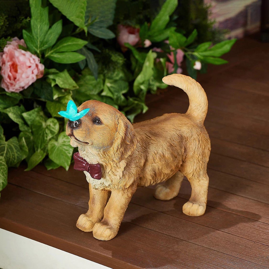 Gold Retriever Puppy Resin Statuary