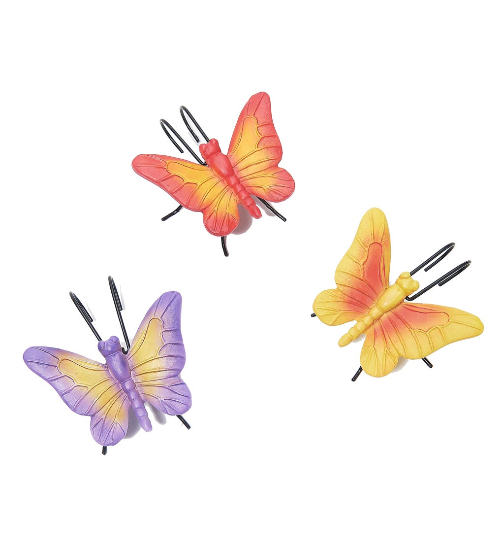 Set of 3 Pot Hanger, Butterflies