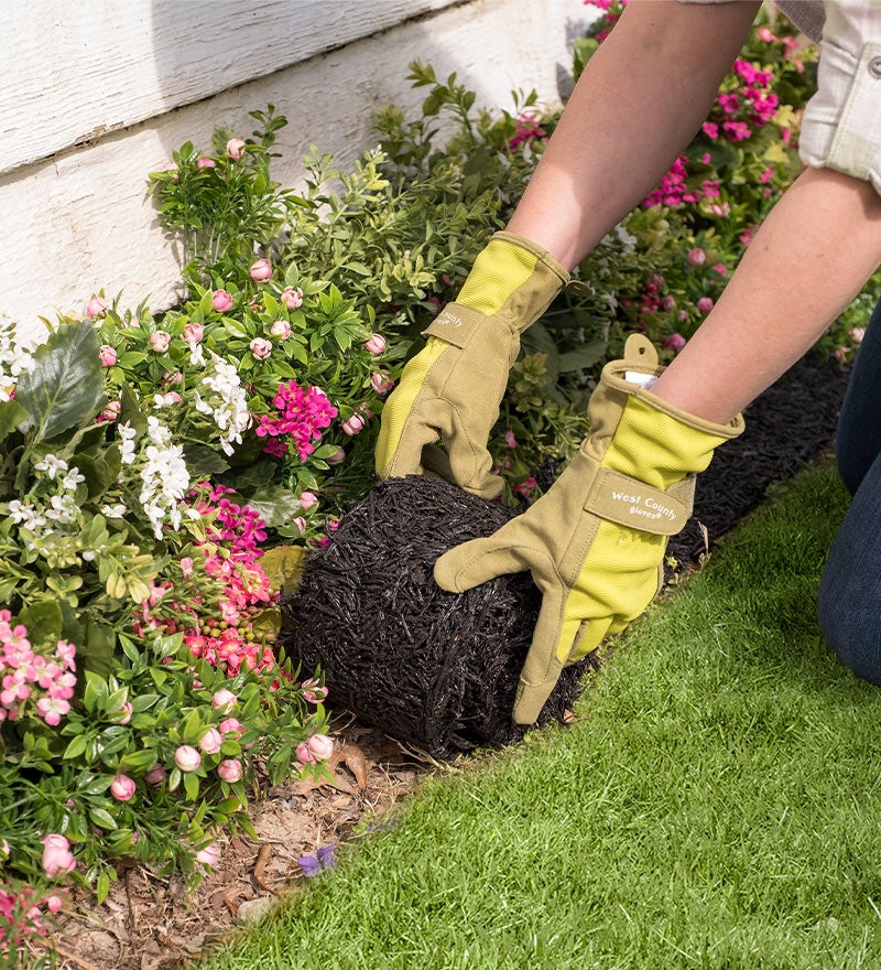 Backyard Expressions Recycled Rubber Reversible Mulch Pathway