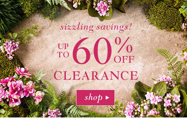Sizzling savings - Up to 60% Off in Clearance. Save