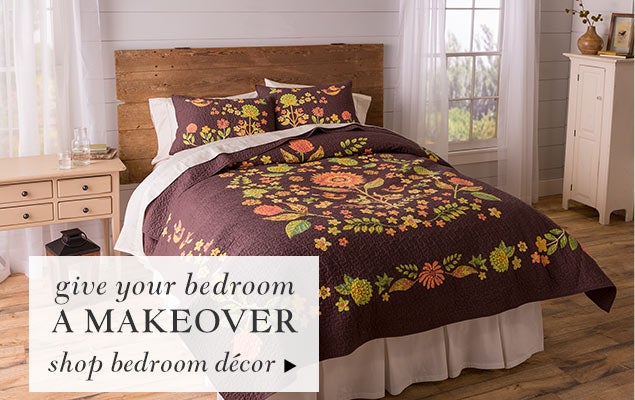 Give your bedroom a makeover. Shop bedroom decor.