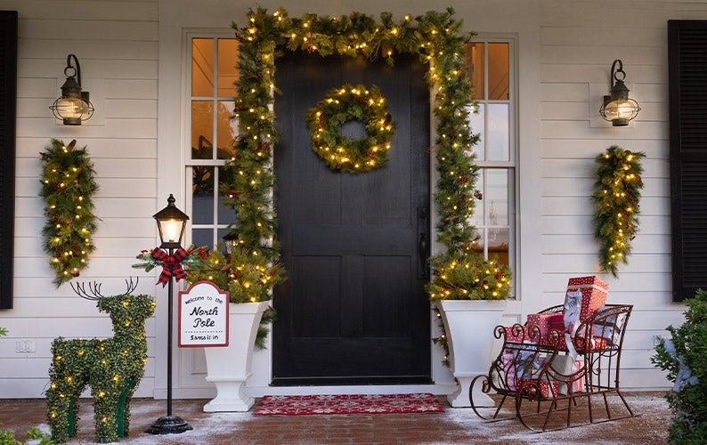 Image of Outdoor Porch Decorations