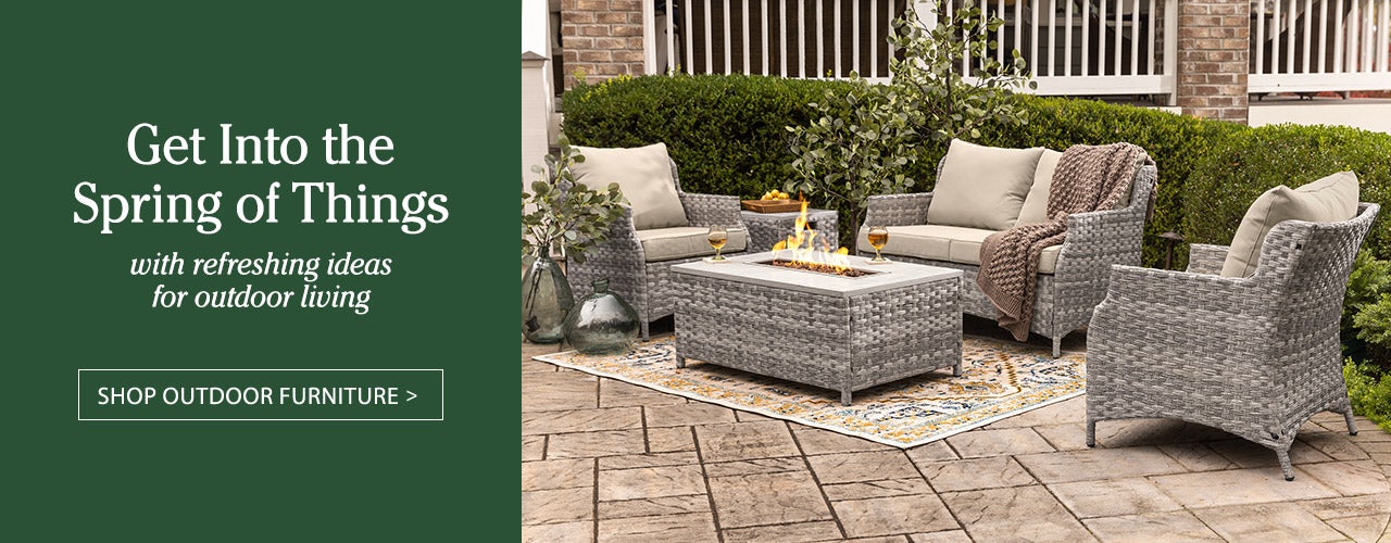 Get into the spring of things with refreshing ideas for outdoor living
Shop outdoor furniture >