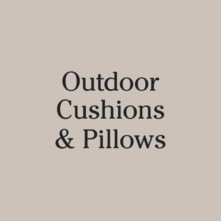 outdoor cushions & pillows