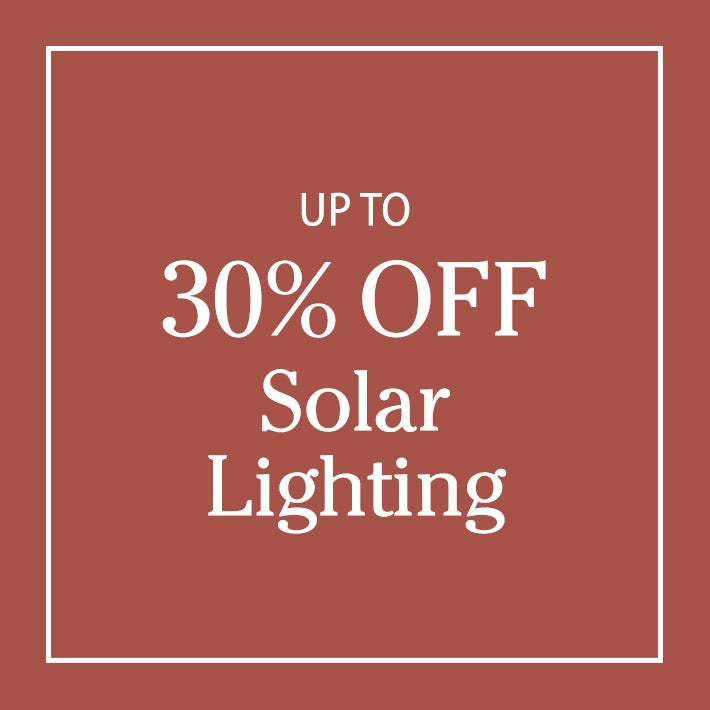 UP TO 30% OFF Solar Lighting