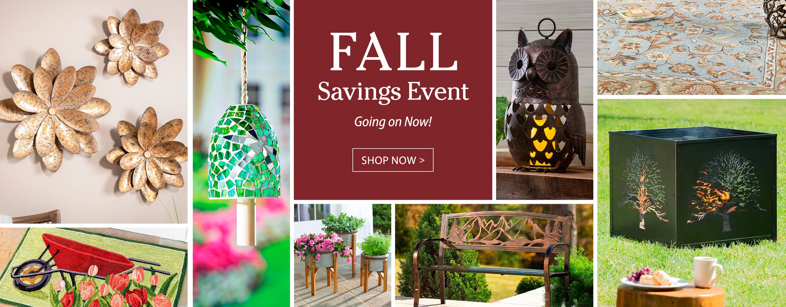 Image of Assorted Fall Items on sale. FALL Savings Event Going on Now! SHOP NOW