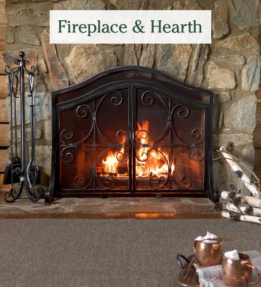 Image of Small Crest Fireplace