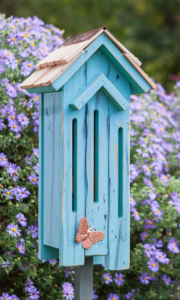 Flutter Flat Butterfly House - Turquoise