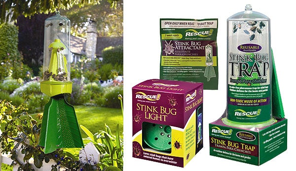 RESCUE!® American-Made Odor-Free Reusable Indoor/Outdoor Stink Bug Trap