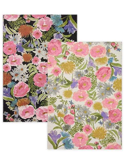 Indoor/Outdoor Clarissa Floral Rug with Rifle Paper Co. Design