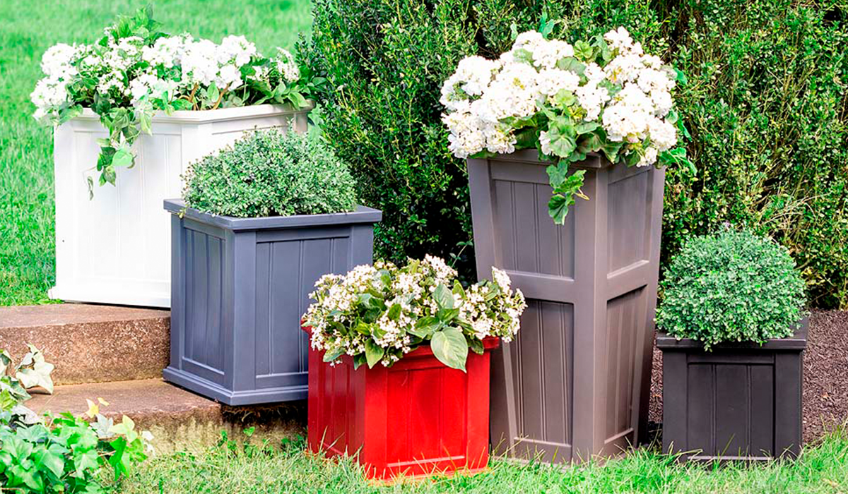 Lexington Self-Watering Planters