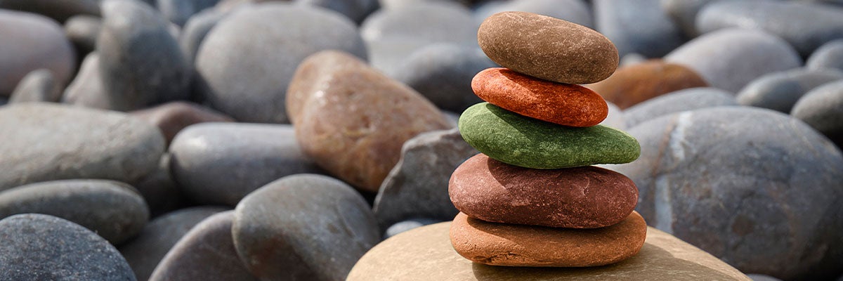 stacked stones