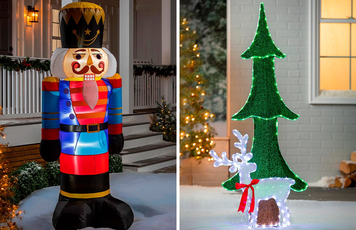 Lighted Nutcracker Christmas Inflatable