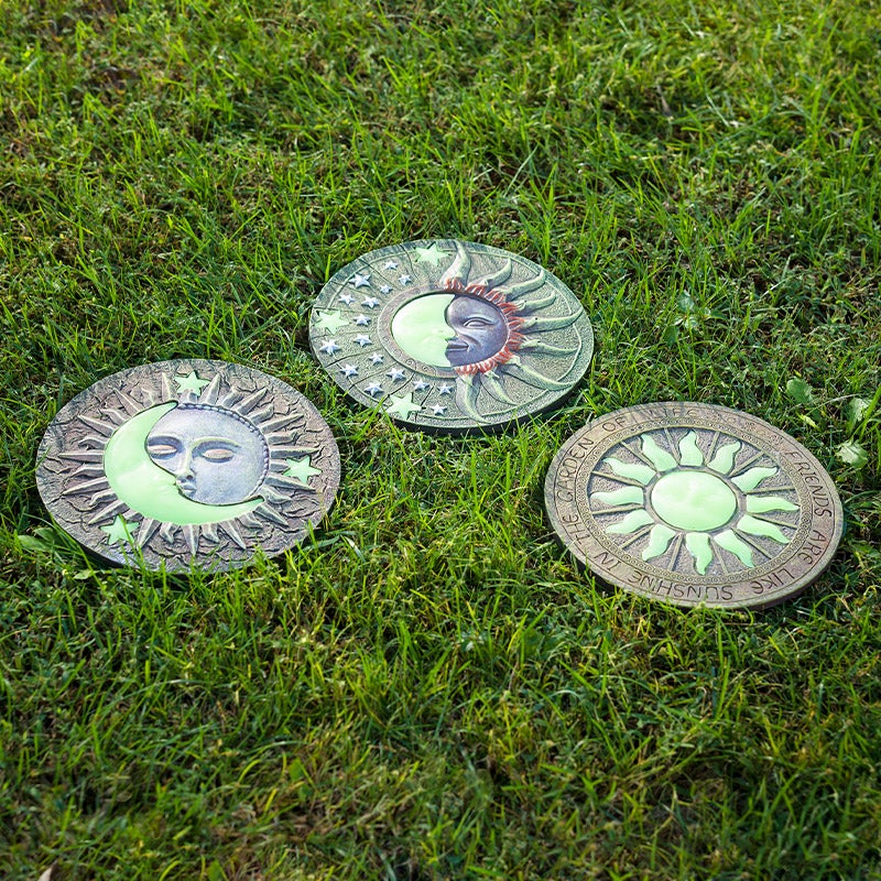 Glow-In-The-Dark Celestial Stepping Stones
