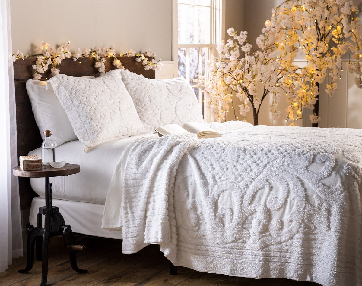 Juliet Tufted Cotton Chenille Bedding