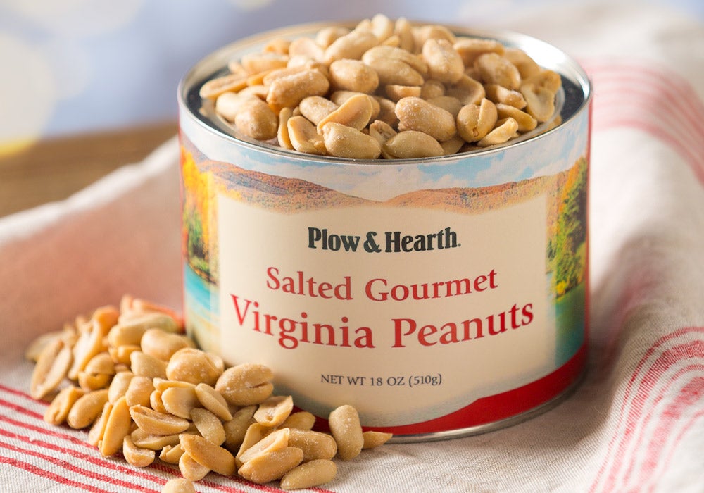 Salted Virginia Extra Large Peanuts, 18 oz. Resealable Tin
