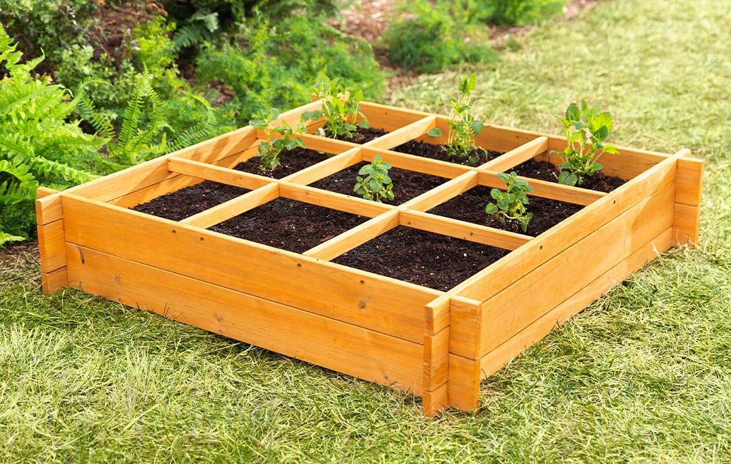 Wood Raised Garden Bed