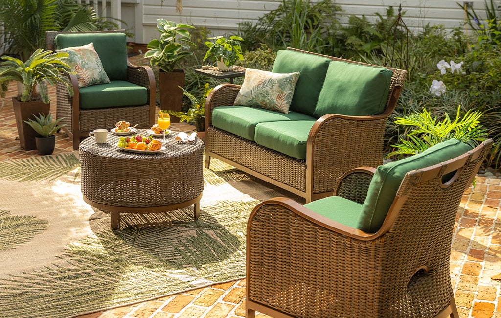 Urbanna Premium Wicker Collection with Luxury Cushions