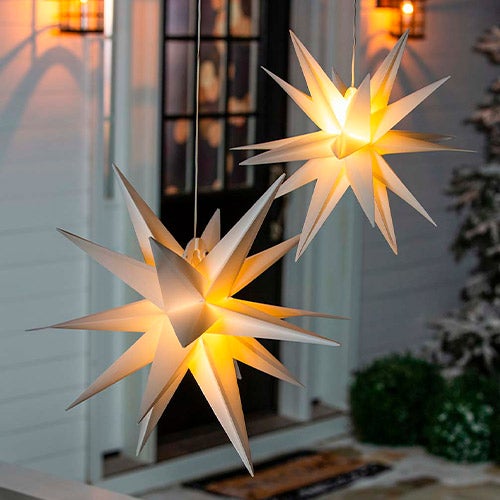 Indoor/Outdoor Collapsible LED Hanging Star Lantern