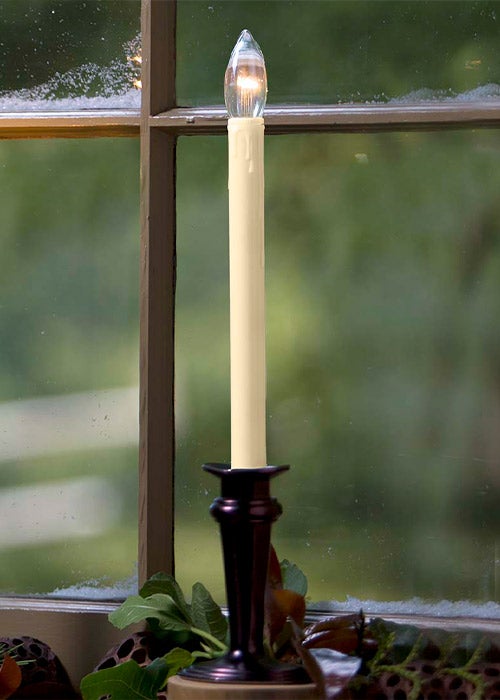 Traditional Adjustable Window Candle with Auto Timer