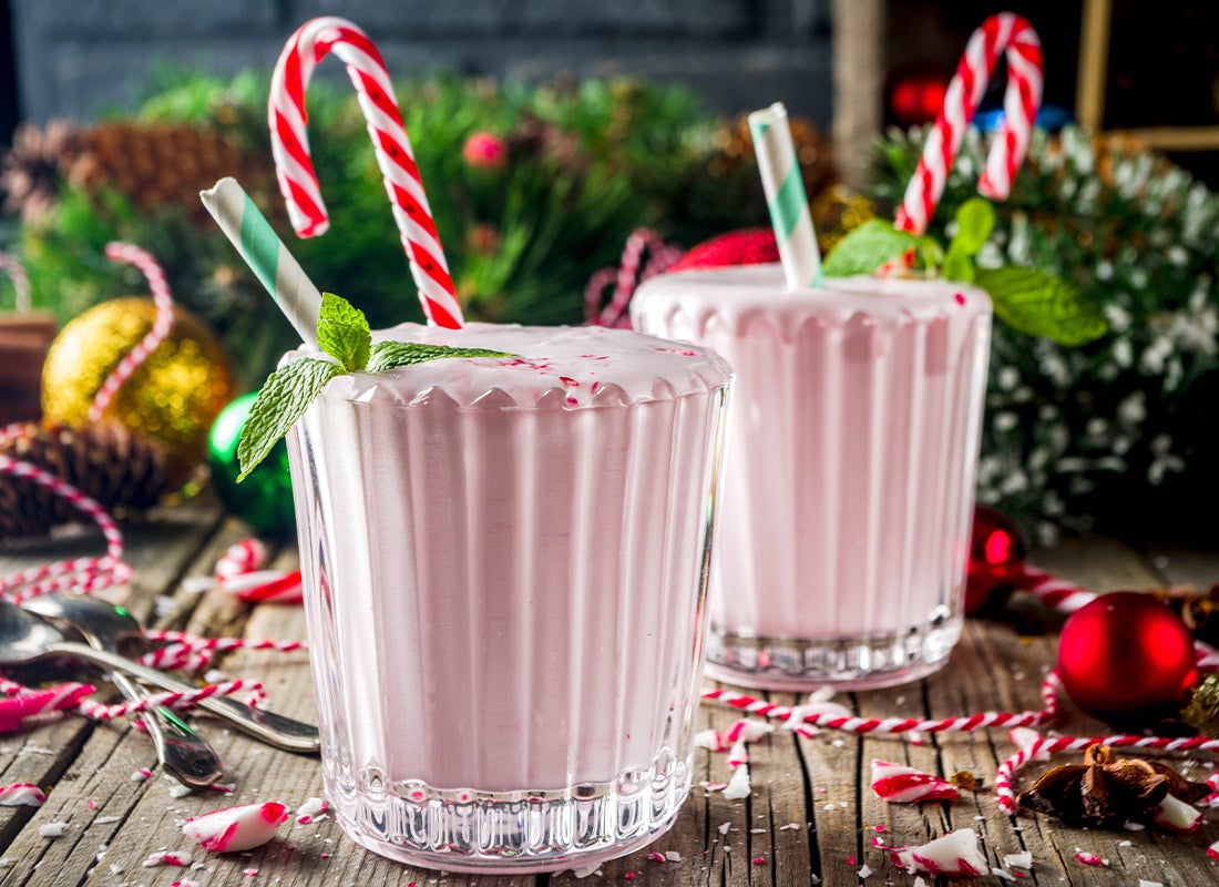 peppermint milkshakes