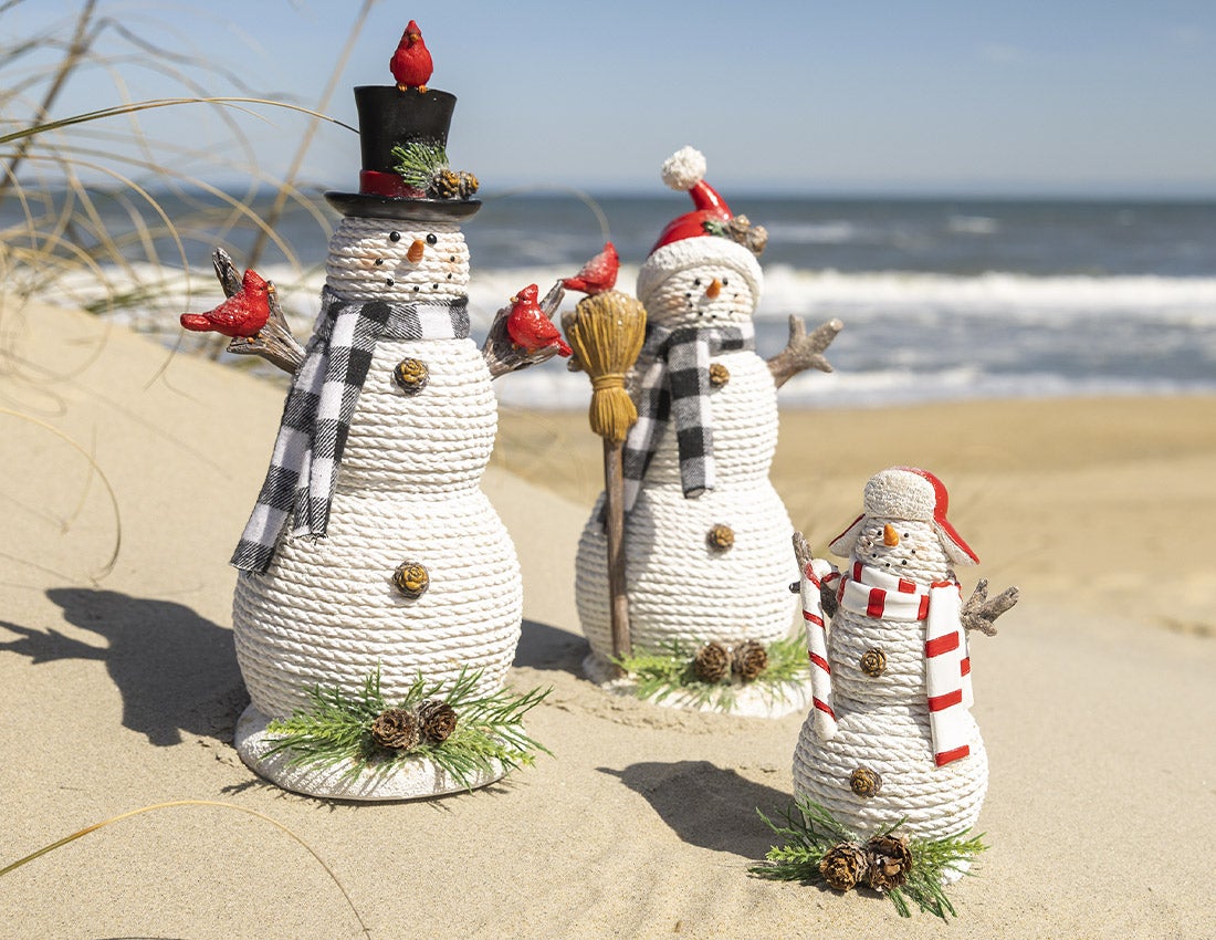 Snowman Family Holiday Accent, Set of 3