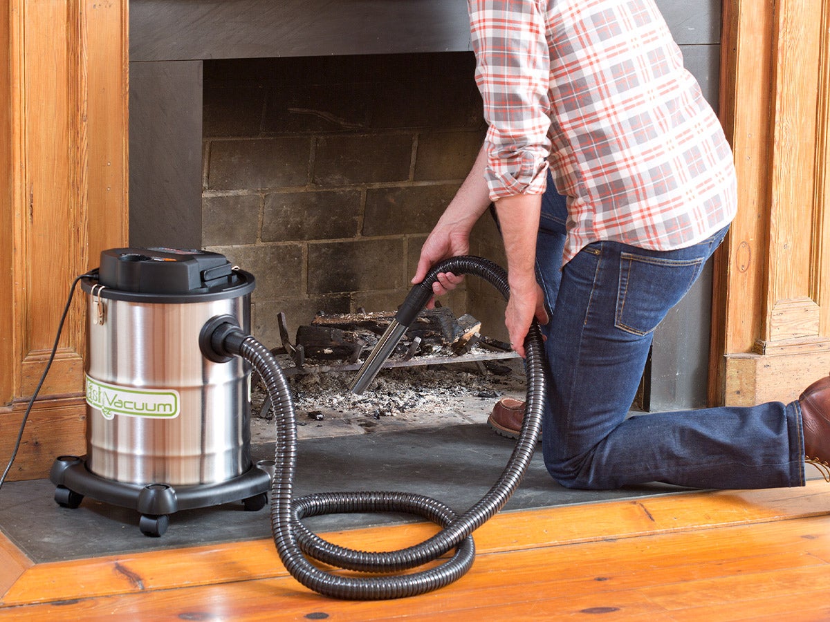 Heavy-Duty Fireplace Warm Ash Vacuum and Replacement Filters