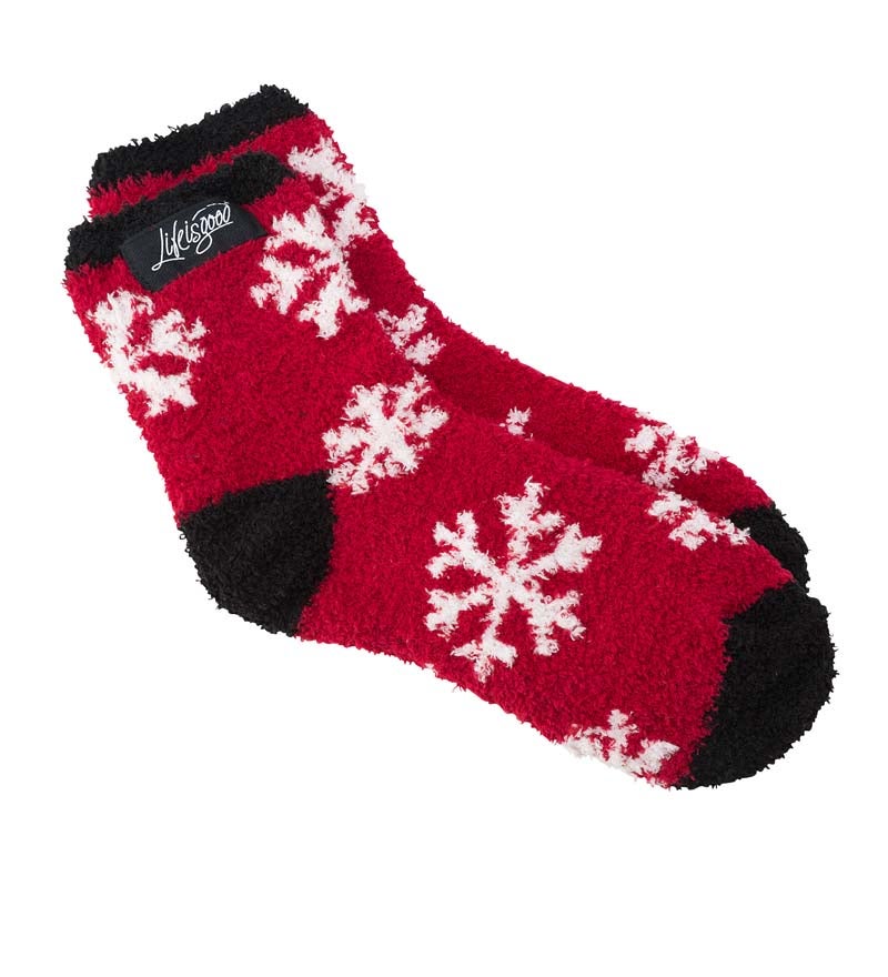 Life is Good® Snowflake Snuggle Socks