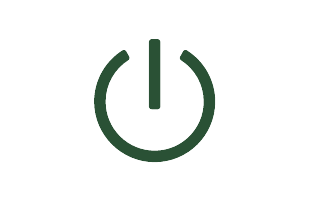 Power Button icon representing Ease of Use